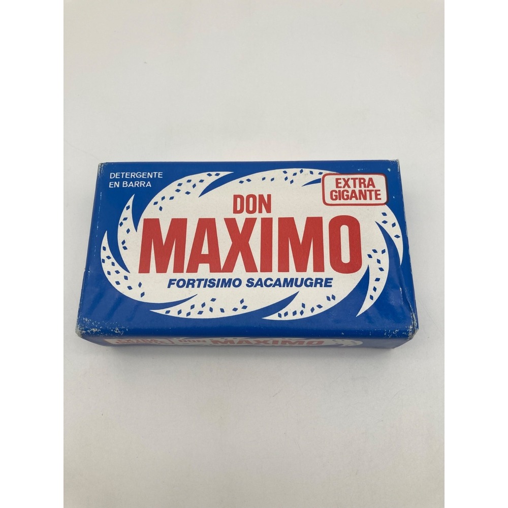 Vintage Don Maximo Extra Gigante Laundry Bar Soap Detergent Mexico 337.5g Unused